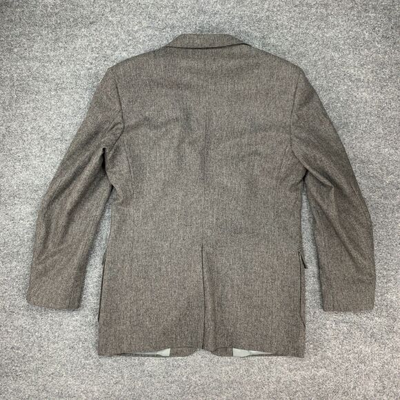 Vintage Arnold Palmer Blazer Men 42L Long Gray Wool 2 Button Sport Coat Made USA - Picture 13 of 15